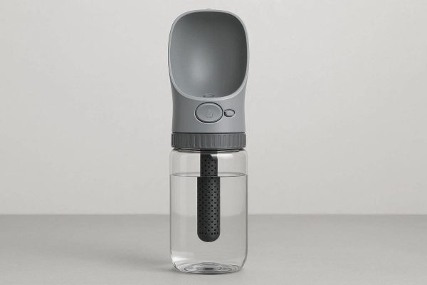 Large Capacity Pet Travel Water Bottle With Carbon Filter For Clean Drinking On Long Road Trips
