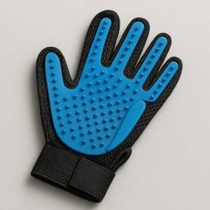 13 Precision Five Finger Pet Grooming Glove For Small Sensitive Areas Like Face Ears And Paws