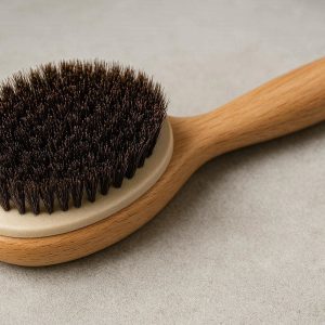 26 Natural Boar Bristle Pet Brush For Enhancing Coat Luster And Distributing Oils On Short Hair Pets